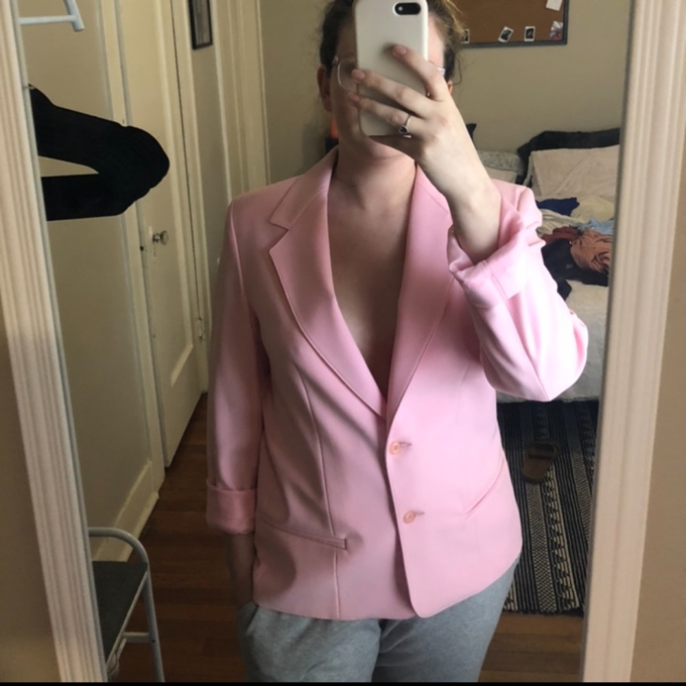 Pink blazer